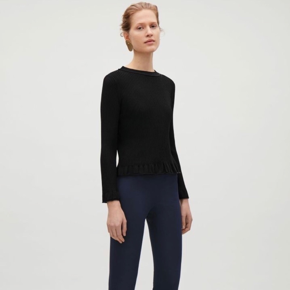 COS- Navy Blue Pants Size (4)